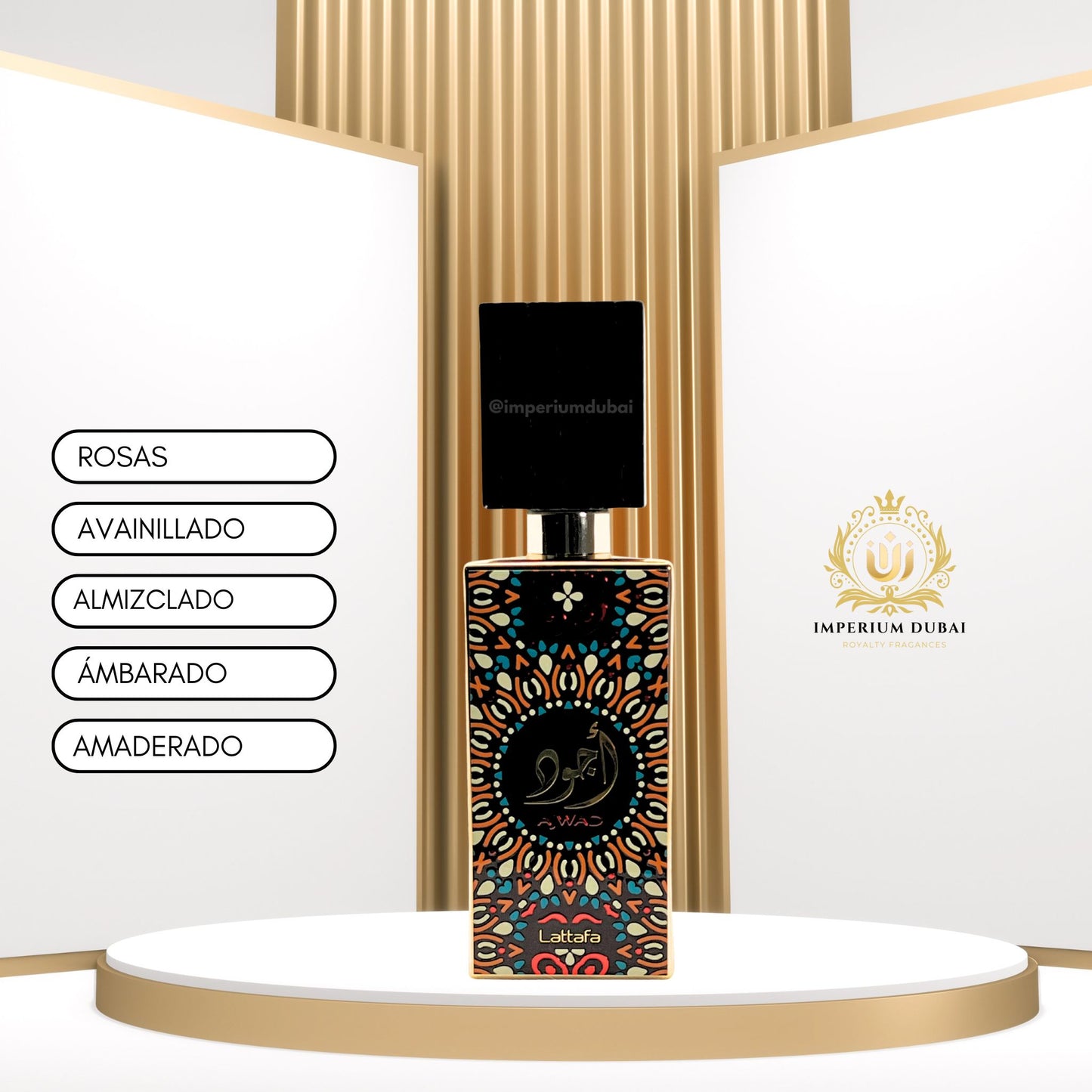 familia olfativa ajwad de lattafa